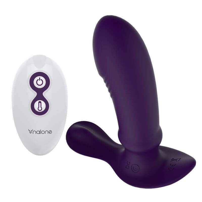 Vibrador Recarregável com Estimulador de Clítoris, 7 Modos de Vibração, Auto Aquecimento e Controle Remoto - Nalone Marley | 12,5 x 3,5 cm | Disponível em 3 Cores - 2