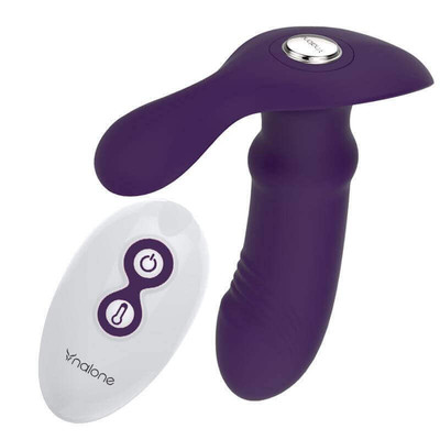 Foto 3 do produto Vibrador Recarregável com Estimulador de Clítoris, 7 Modos de Vibração, Auto Aquecimento e Controle Remoto - Nalone Marley | 12,5 x 3,5 cm | Disponível em 3 Cores