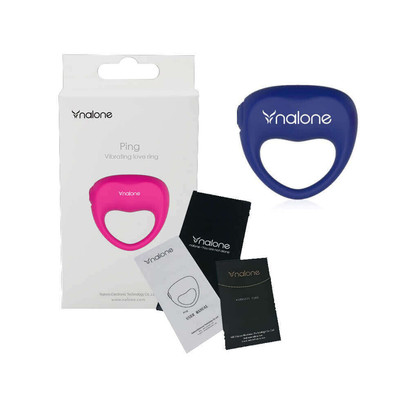 Foto 2 do produto Anel Peniano em Silicone com 1 Modo de Vibração - Nalone Ping | Disponível em 2 Cores