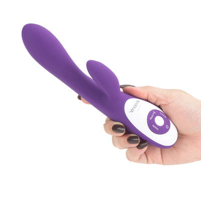 Vibrador Rabbit com 7 Modos de Vibração, Sensor de Som e Touch, Bluetooth, Prova D'Água e Recarregável - Nalone Rhythm X2