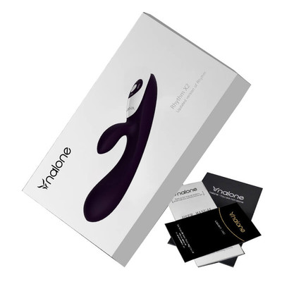 Foto 5 do produto Nalone Rhythm X2 - Vibrador Estimulador de Ponto G e Clítoris Recarregável com 7 Modos de Vibração, Sensor de Som, Bluetooth e à Prova D'Água - 21 x 3,5 cm
