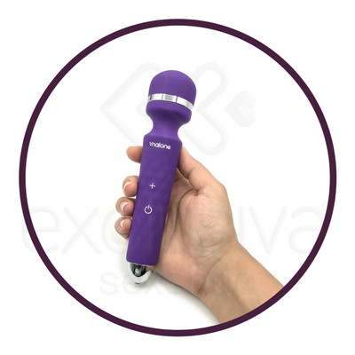 Nalone Rock - Massageador Recarregável com 7 Modos de Vibração e Silicone Soft Touch | Cor: Roxo