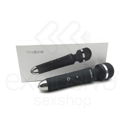 Nalone Rock - Massageador Recarregável com 7 Modos de Vibração e Silicone Soft Touch | Cor: Preto