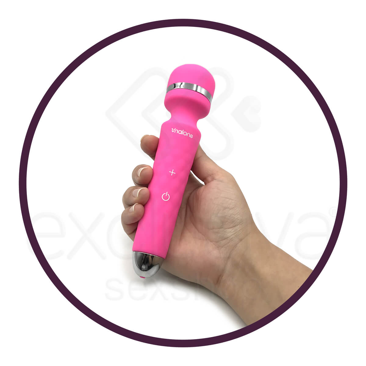 Nalone Rock - Massageador Recarregável com 7 Modos de Vibração e Silicone Soft Touch | Cor: Pink - 4
