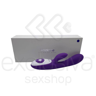 Vibrador Estimulador de Ponto G e Clítoris Recarregável com 7 Modos de Vibração, Sensor de Som e Aquecimento - Nalone Want - 21,8 x 3,4 cm