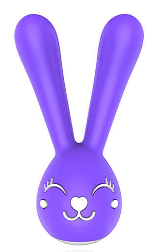 Nancy - Vibrador Recarregável em Forma de Coelho com 20 Modos de Vibração - 13 x 5 cm | Cor: Roxo - 2
