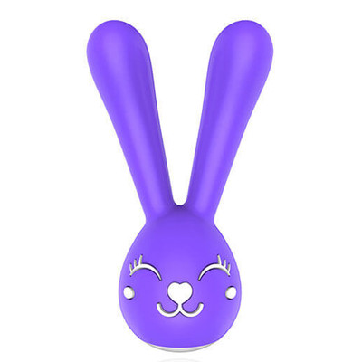 Foto 2 do produto Nancy - Vibrador Recarregável em Forma de Coelho com 20 Modos de Vibração - 13 x 5 cm | Cor: Roxo