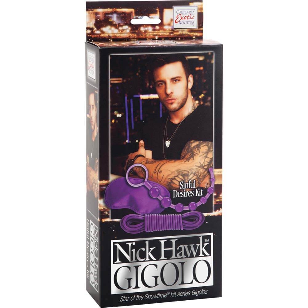 Nick Hawk Gigolo - Kit com Bolinhas Anais, Cordas de Silicone e Venda Erótica - 3