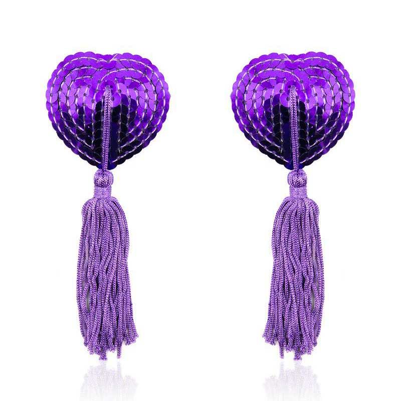 Nipple Cover Coração Pompom com Paete - Pleasure Dreams | Disponível em 8 Cores - 6