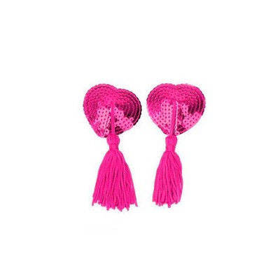 Foto 8 do produto Nipple Cover Coração Pompom com Paete - Pleasure Dreams | Disponível em 8 Cores