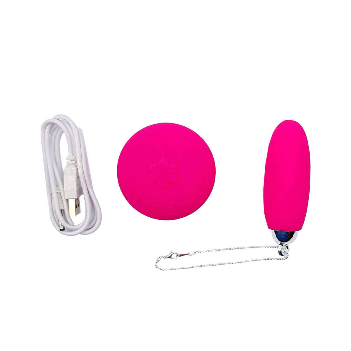 NLS - Cápsula vibratória Recarregável em Silicone com Controle Remoto e 7 Modos de Vibrações - 9 x 3 cm - 4