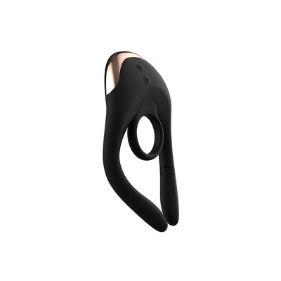 Foto 5 do produto Anel Peniano Recarregável em Silicone com 10 Modos de Vibração e 10 Níveis de Choques - Nvtoys Tide Remote Control Multi Vibrator