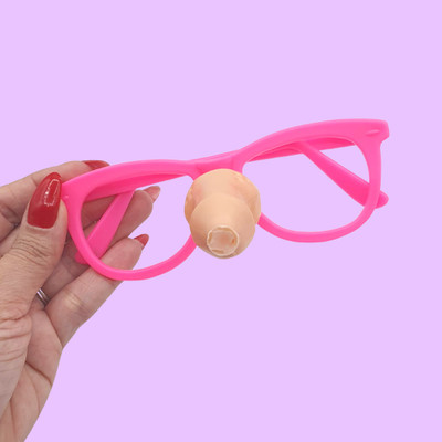 Óculos Erótico com Mini Pênis - FestaChic | 14,5 x 5 cm | Disponível em 9 Cores