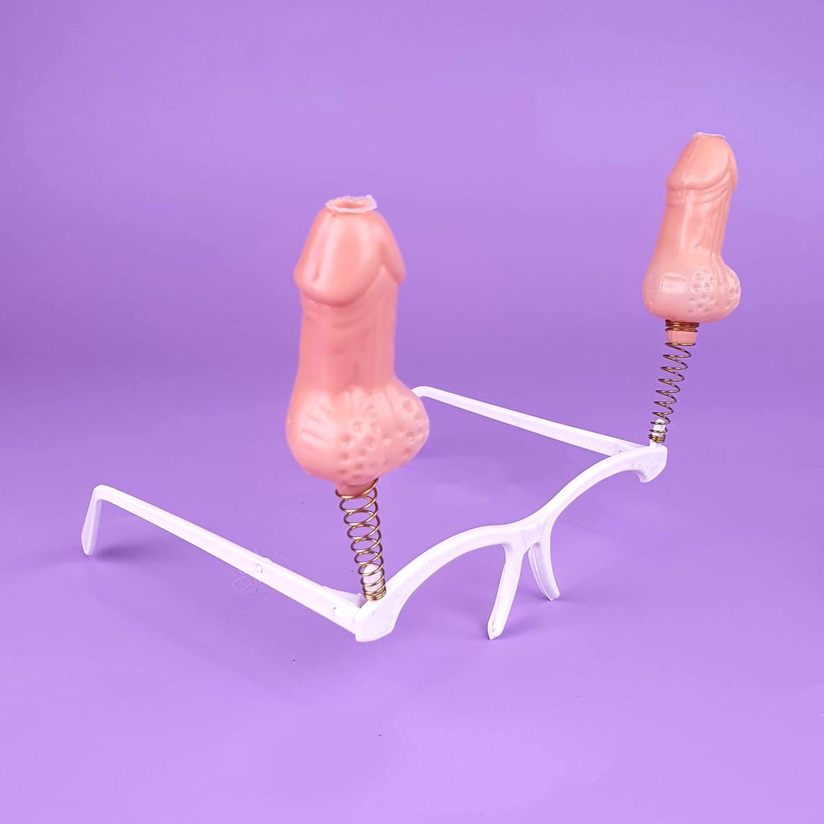 Óculos Erótico com Mola e Mini Pênis - FestaChic | 14,5 x 3,5 cm | Disponível em 7 Cores - 12