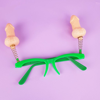 Foto 16 do produto Óculos Erótico com Mola e Mini Pênis - FestaChic | 14,5 x 3,5 cm | Disponível em 7 Cores