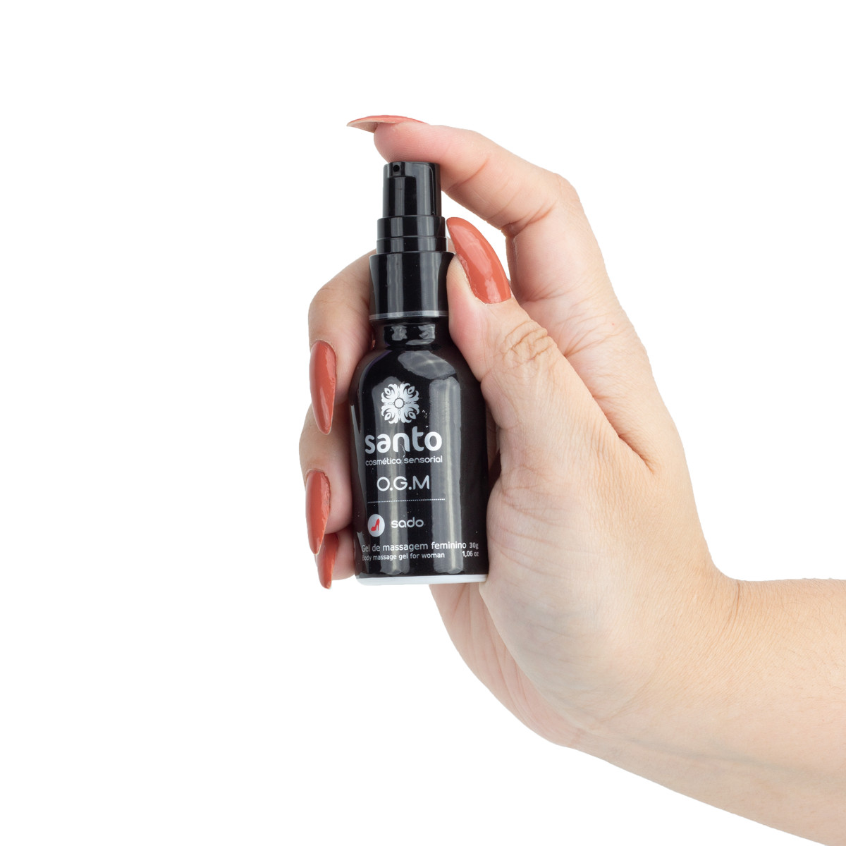 Gel Excitante Feminino Vegano Facilitador de Orgasmo com Efeito de Aquecimento e Vibração - Santo O.G.M (Orgasm) Sado | 30g - 4