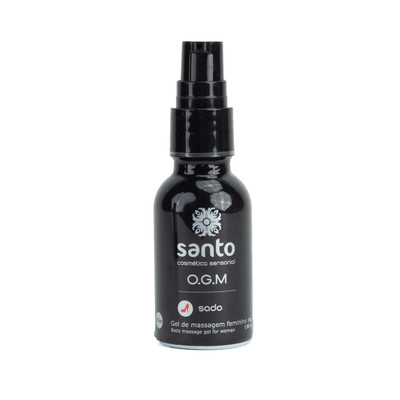 Foto 2 do produto Gel Excitante Feminino Vegano Facilitador de Orgasmo com Efeito de Aquecimento e Vibração - Santo O.G.M (Orgasm) Sado | 30g