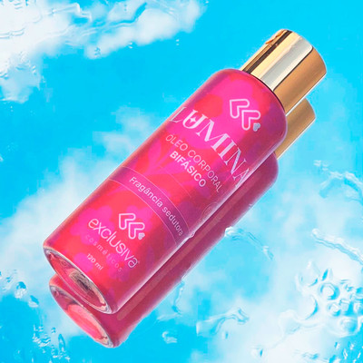 Óleo Corporal Bifásico com Fragrância Sedutora - Exclusiva Lumina | 120 ml
