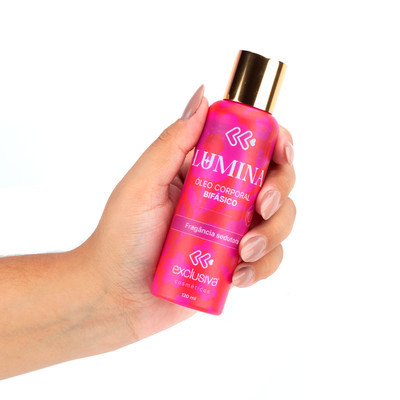 Óleo Corporal Bifásico com Fragrância Sedutora - Exclusiva Lumina | 120 ml