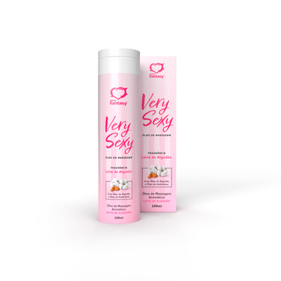 Foto 6 do produto Óleo de Massagem Corporal Aromático com Óleo de Amêndoas e Algodão - Sexy Fantasy Very Sexy | 100 ml | Disponível em 3 Aromas