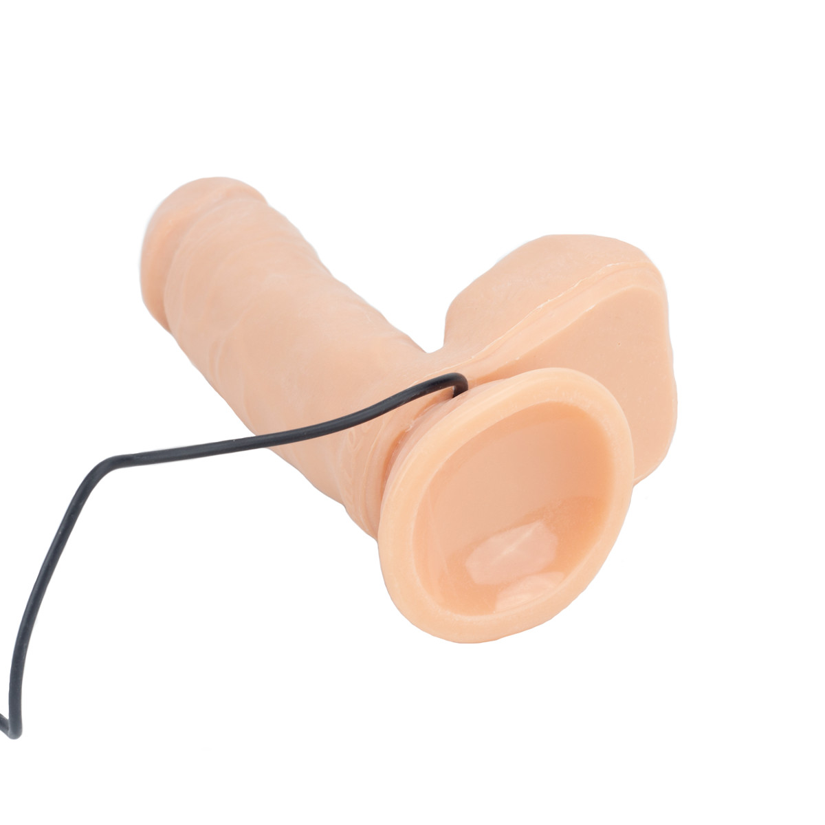 Prótese Realística com Glande Definida, Veias, Escroto, Ventosa, Rotação e Vibrações Multivelocidade - Oliver Baile | 15 x 4,4 cm - 5