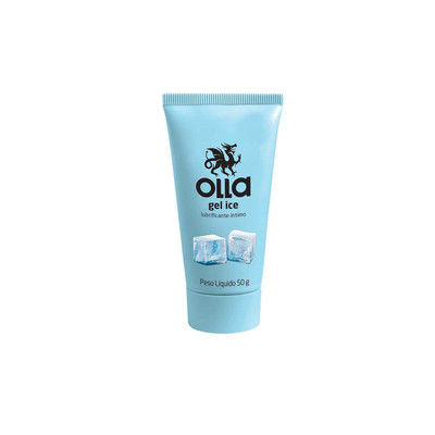 Foto 2 do produto Olla Gel Ice - Gel Lubrificante com Efeito que Esfria Transparente à Base De Água - 50 Gramas