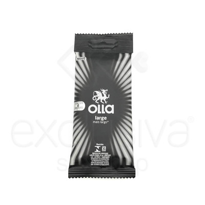 Preservativo Largo com 56 mm - Olla Large - 6 Unidades