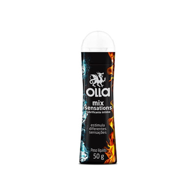 Lubrificante Íntimo com Efeito Quente e Frio - Olla Mix Sensations | 50g