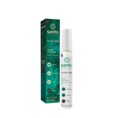 Foto 4 do produto Gel Beijável para Sexo Oral com Efeito Hot ou Ice - Santo Funcionais Orale | 30 ml | Disponível em 8 Sabores