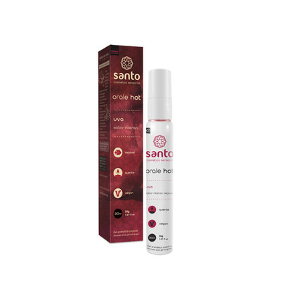 Foto 8 do produto Gel Beijável para Sexo Oral com Efeito Hot ou Ice - Santo Funcionais Orale | 30 ml | Disponível em 8 Sabores