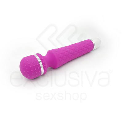 Foto 2 do produto OTTT - Massageador Erótico Recarregável em Soft Touch com 7 Modos de Velocidades - 20 x 4 cm