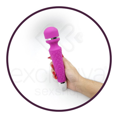 Foto 5 do produto OTTT - Massageador Erótico Recarregável em Soft Touch com 7 Modos de Velocidades - 20 x 4 cm