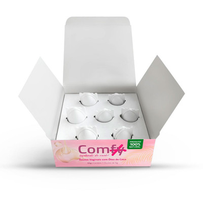 Foto 2 do produto Óvulos de Óleo de Coco Para Hidratação Vaginal - Sexy Fantasy Comfy+ | 7 Unidades
