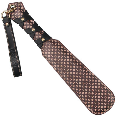 Palmatória em Couro Sintético com Detalhes - Lovetoy Rebellion Reign Love Paddle | 37 x 7,5 cm