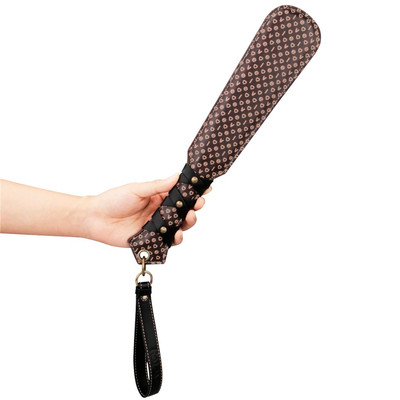 Palmatória em Couro Sintético com Detalhes - Lovetoy Rebellion Reign Love Paddle | 37 x 7,5 cm