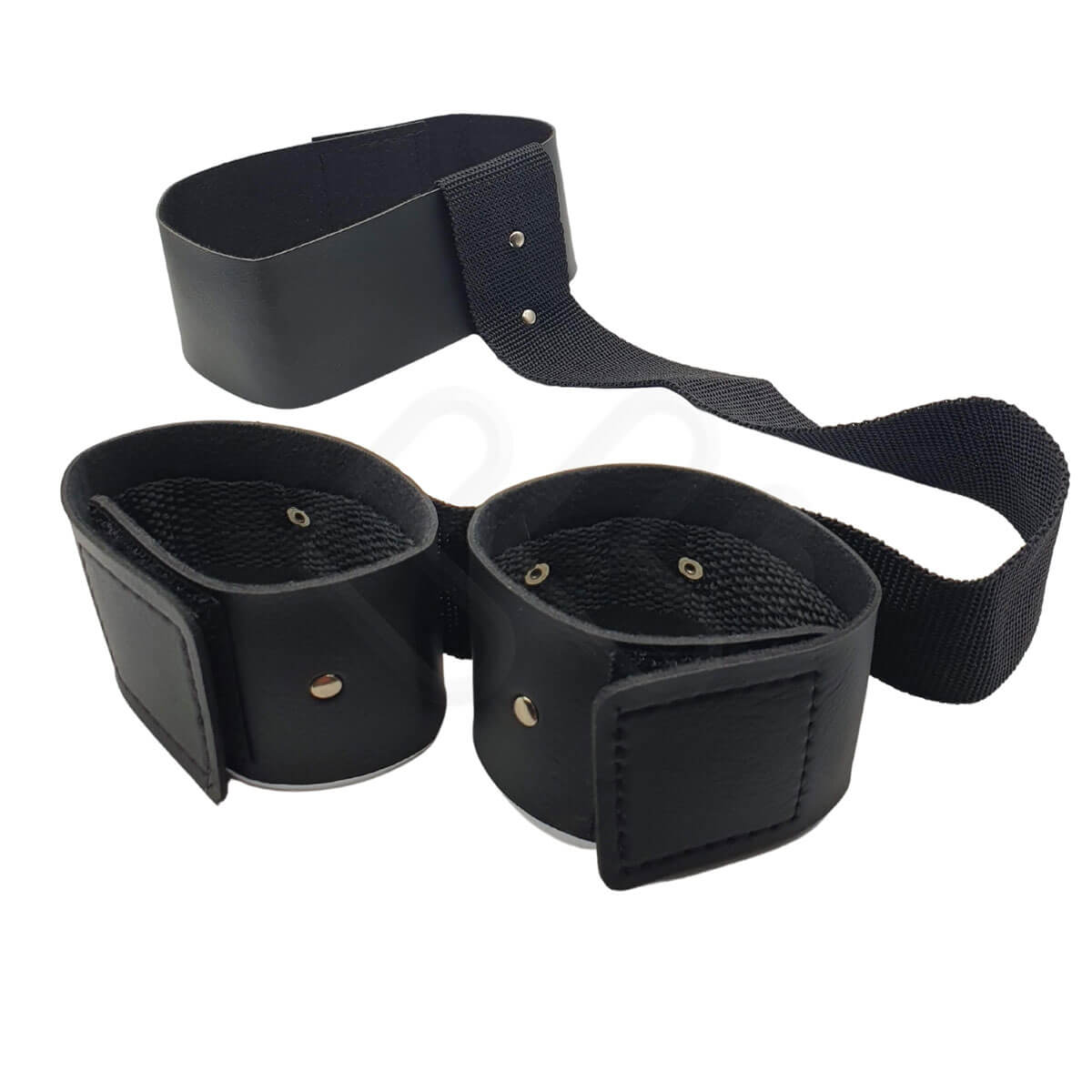 Par de Algemas com Coleira Black em Couro Ecológico - InNamorata Sex Night - 3