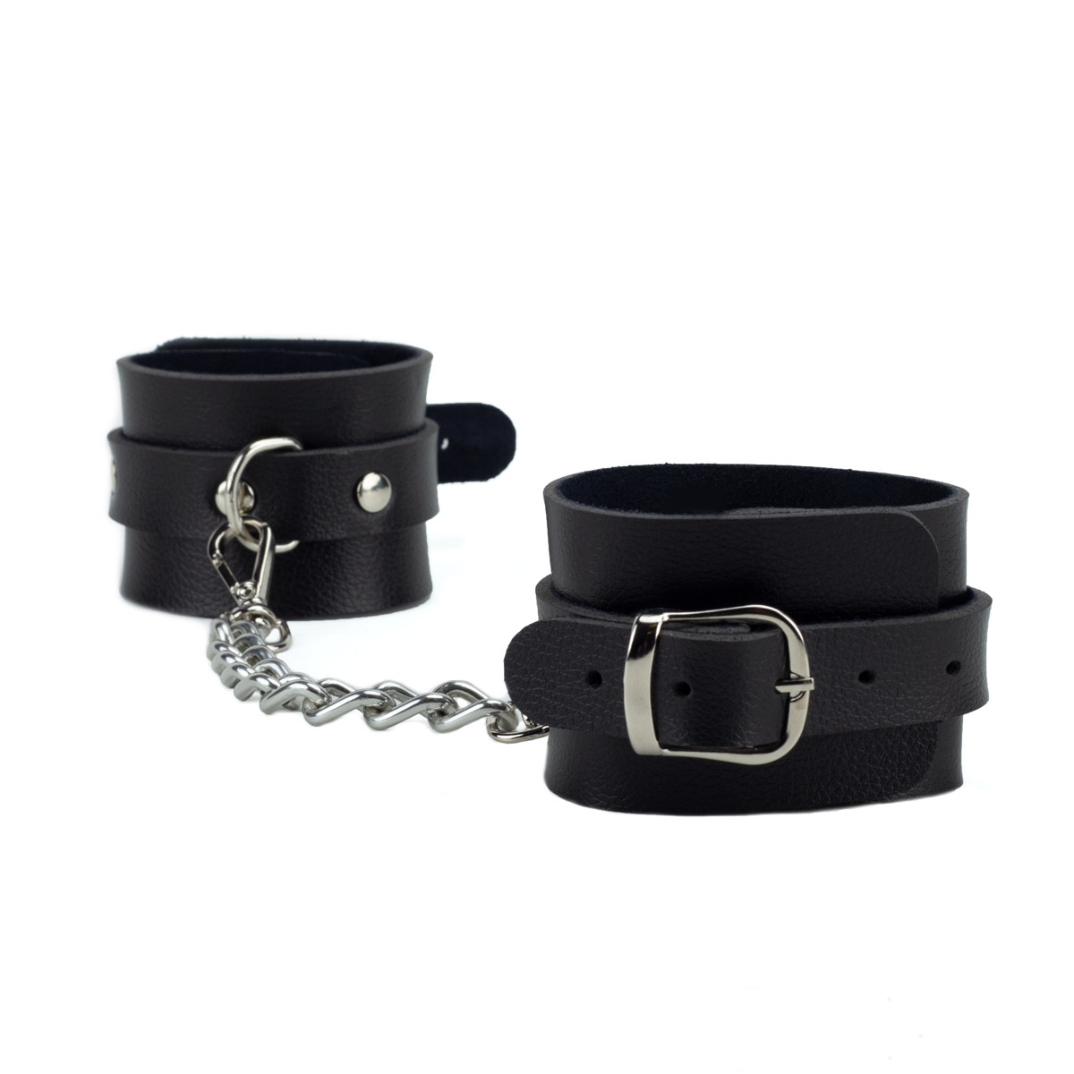 Par de Bracelete Top com Fivelas, Mosquetões e Correntes - Exclusiva Linha Sado - 5