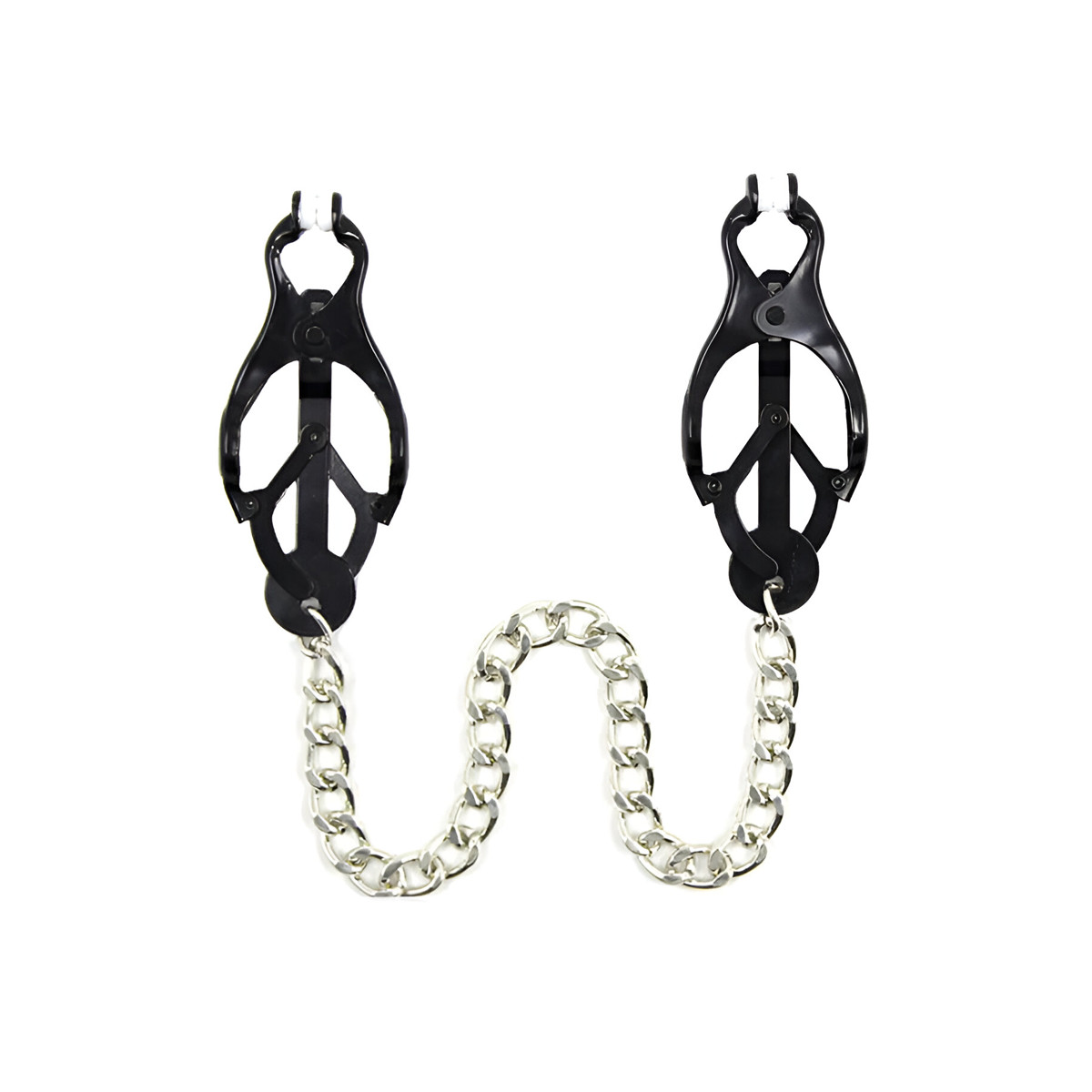 Par de Grampos para Mamilos com Corrente - SI | Disponível em 2 Cores - 3