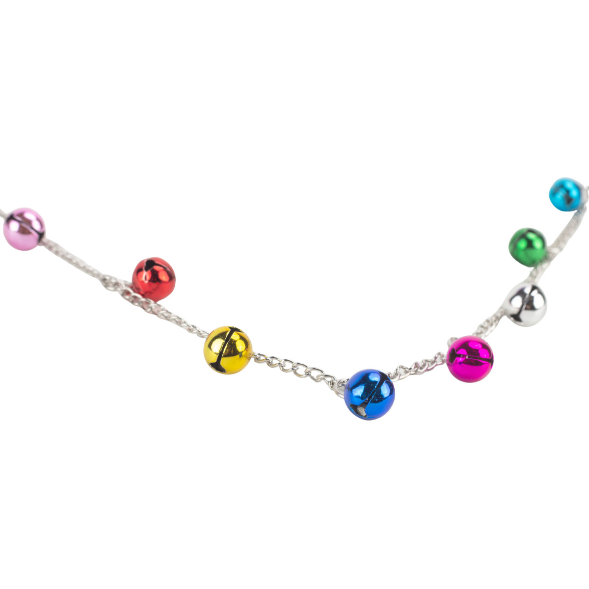 Par de Grampos para Mamilos com Regulagem e Corrente de Guizos Coloridos - SI - 3