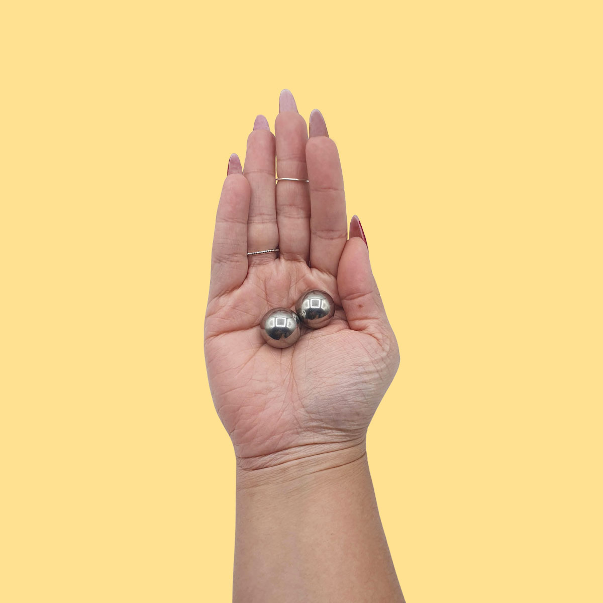 Bolas de Aço Inoxidável para Exercícios de Pompoarismo - Passion Ball - 2