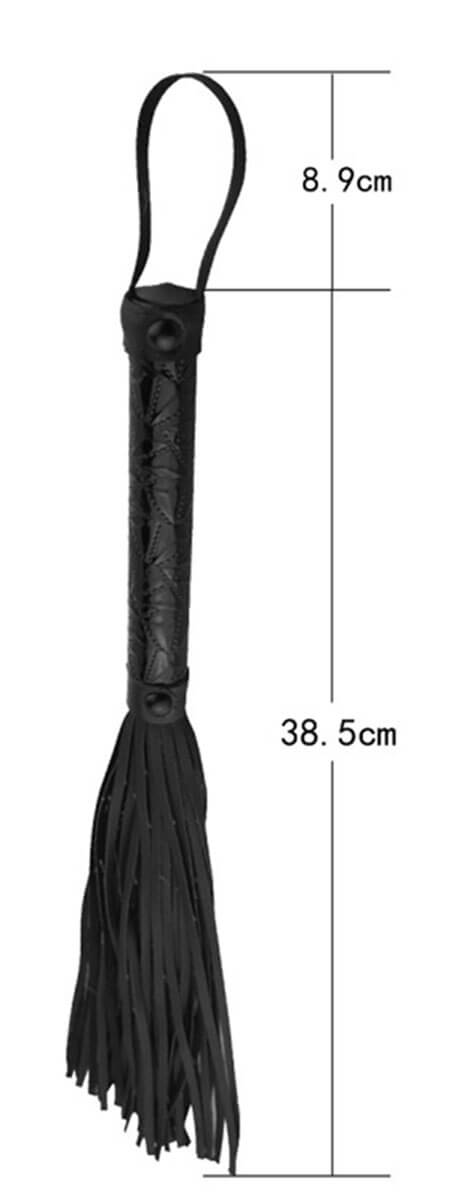 Passionate Flogger - Chicote em Tiras Luxo em Couro Ecológico e Vinil | Disponível em 2 Cores - 2