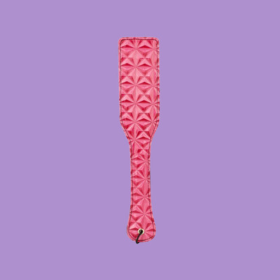 Foto 2 do produto Palmatória de Luxo em Couro Ecológico e Vinil - Aphrodisia Passionate Paddle | 32,7 x 7,2 cm | Disponível em 3 Cores