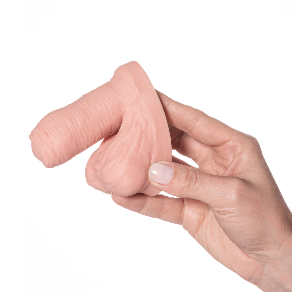 Pênis Packer Enchimento em Cyberskin para Dar Volume na Calça - Upper Jack - 8,5 x 9,2 cm | Disponível em 2 Cores - 7