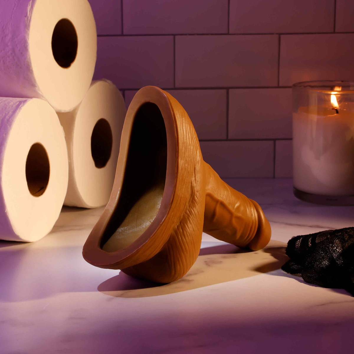 Pênis Packer Realista em Silicone com Abertura em Funil - Gender X Stand To Pee | Disponível em 3 Cores - 5