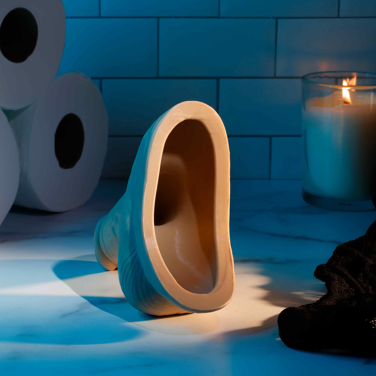 Pênis Packer Realista em Silicone com Abertura em Funil - Gender X Stand To Pee | Disponível em 3 Cores - 14