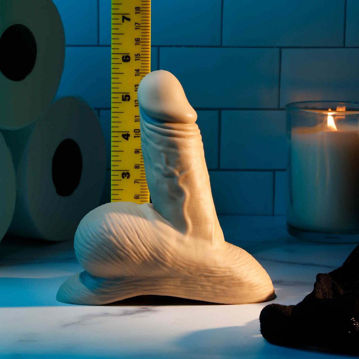 Pênis Packer Realista em Silicone com Abertura em Funil - Gender X Stand To Pee | Disponível em 3 Cores - 15