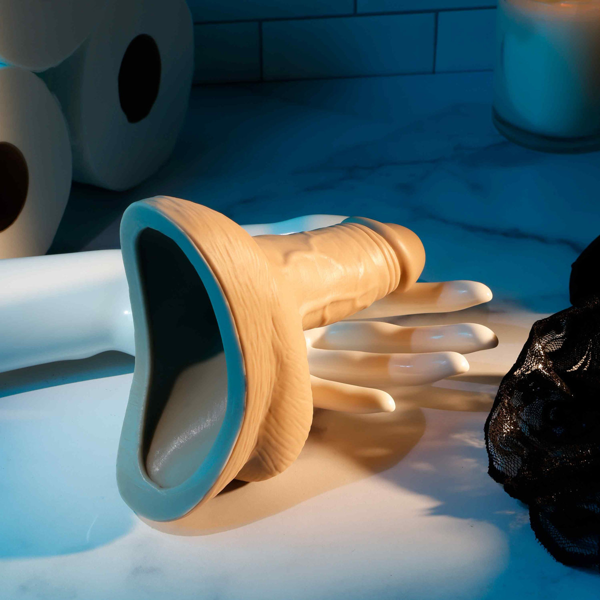 Pênis Packer Realista em Silicone com Abertura em Funil - Gender X Stand To Pee | Disponível em 3 Cores - 16