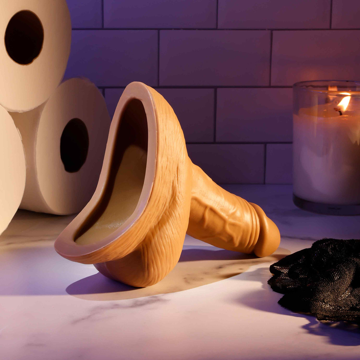 Pênis Packer Realista em Silicone com Abertura em Funil - Gender X Stand To Pee | Disponível em 3 Cores - 20