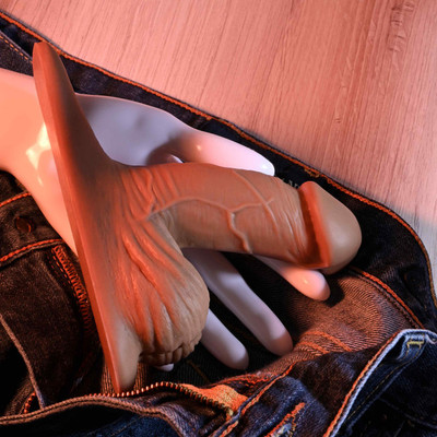 Foto 12 do produto Pênis Packer Realista em Silicone para dar Volume na Calça - Gender X 4" Silicone Packer - 10,5 x 3,5 cm | Disponível em 3 Cores