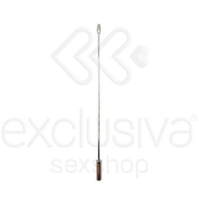 Foto 2 do produto Penis Plug - Penetrador de Uretra em Aço para Prática de Sounding - 23 x 0,6 cm